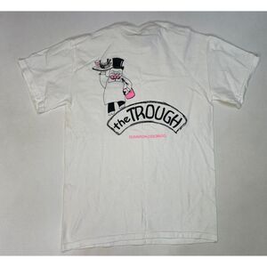 VINTAGE The Trough Gunnison Colorado Graphic T-Shirt Men Small White